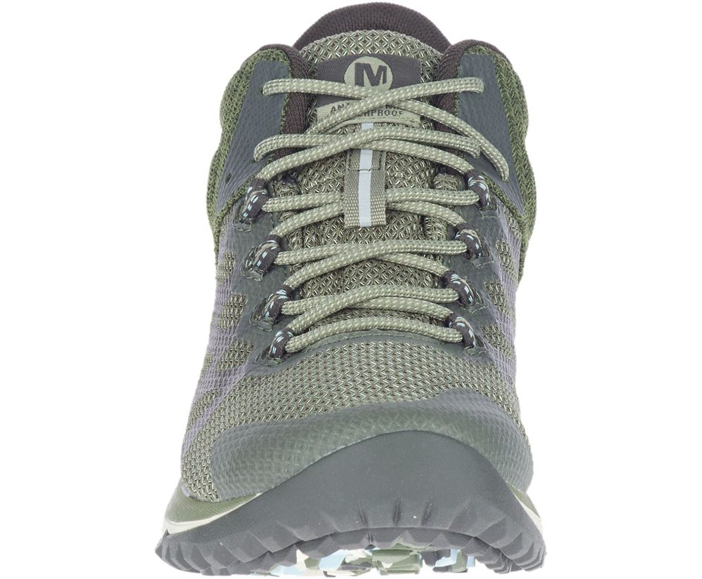 Merrell Sneakers Olive - Antora 2 Mid Waterproof Wide Width - Womens 31RKBJWEC